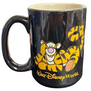 Walt Disney World Tigger Black Two Toned Coffee Mug 16oz  Winne the Pooh